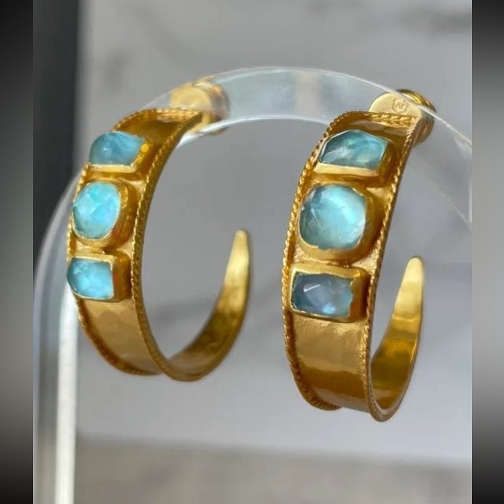 Julie Vos Savoy Hoop Earrings